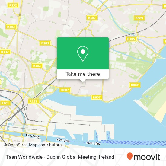 Taan Worldwide - Dublin Global Meeting map