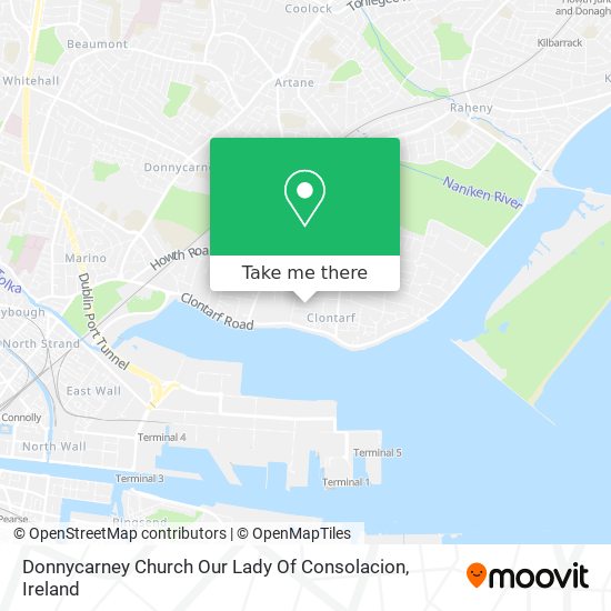 Donnycarney Church Our Lady Of Consolacion map