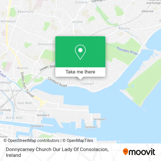 Donnycarney Church Our Lady Of Consolacion map