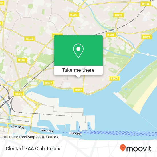 Clontarf GAA Club map