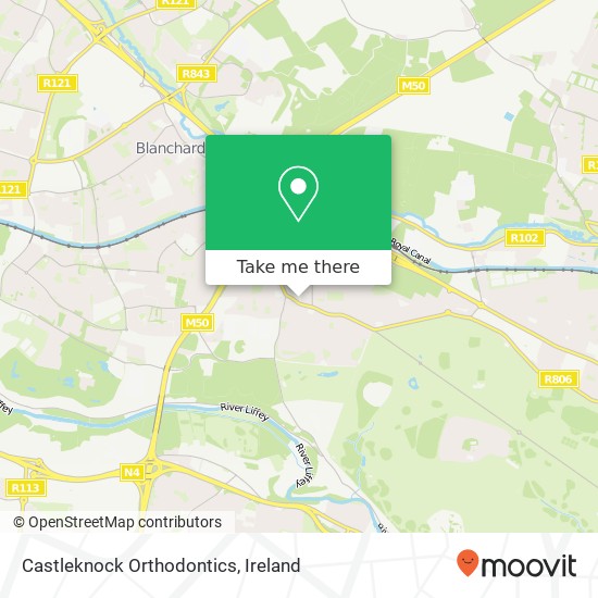 Castleknock Orthodontics map