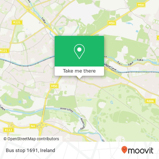 Bus stop 1691 map