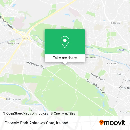 Phoenix Park Ashtown Gate map