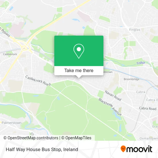 Half Way House Bus Stop map