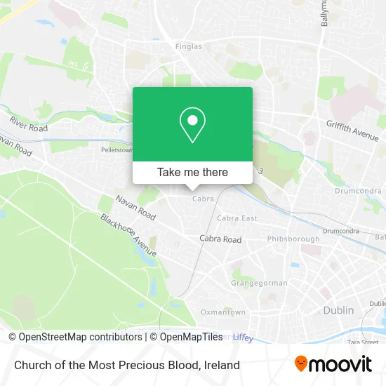Church of the Most Precious Blood map
