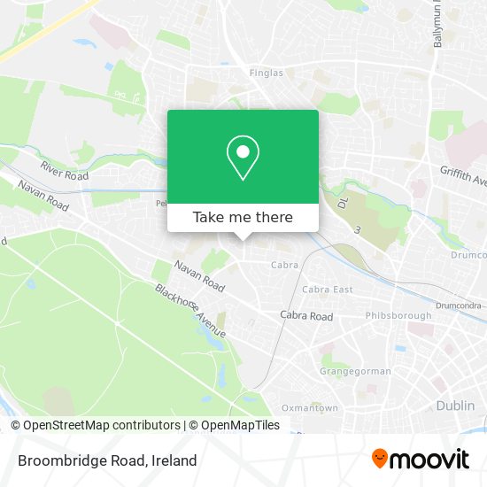 Broombridge Road map