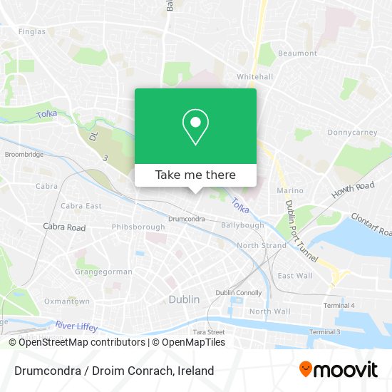 Drumcondra / Droim Conrach map