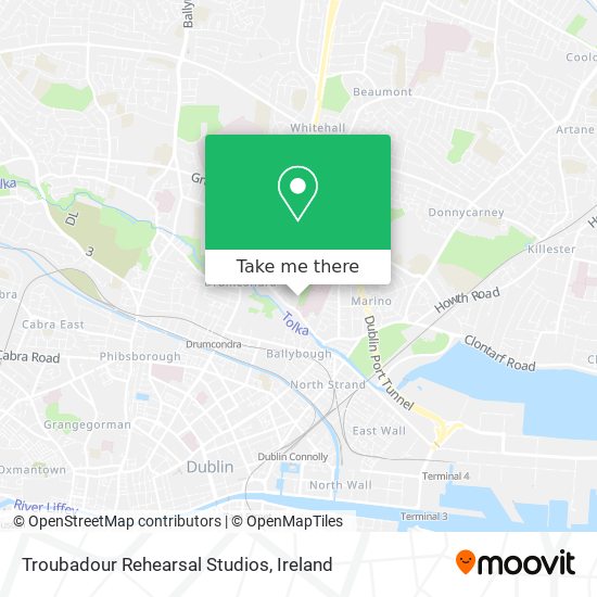 Troubadour Rehearsal Studios map