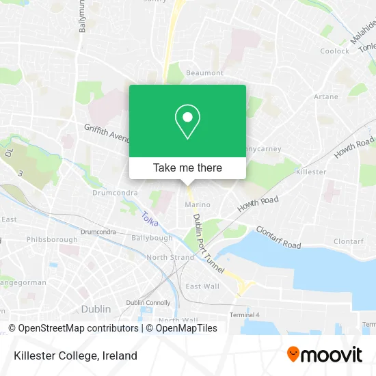 Killester College map
