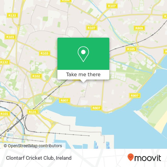 Clontarf Cricket Club map