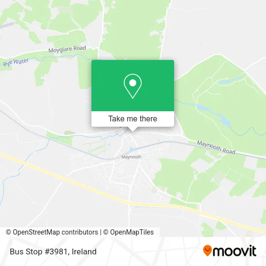 Bus Stop #3981 map