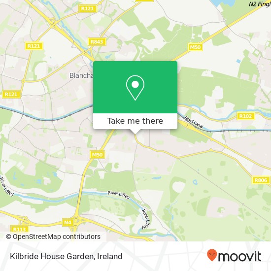Kilbride House Garden map