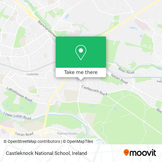 Castleknock National School map