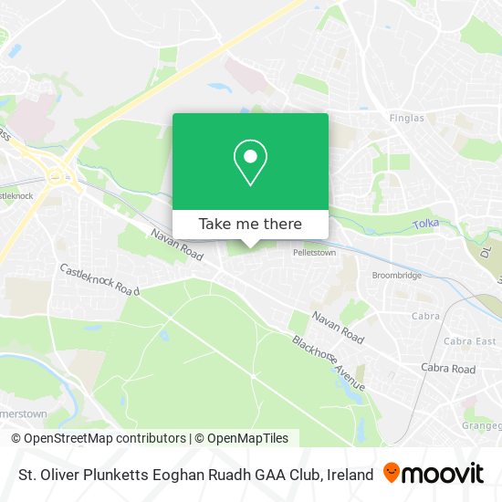 St. Oliver Plunketts Eoghan Ruadh GAA Club map