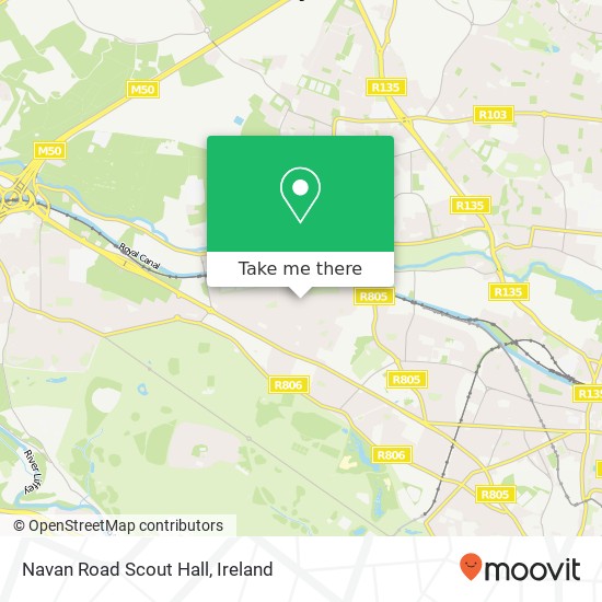 Navan Road Scout Hall map