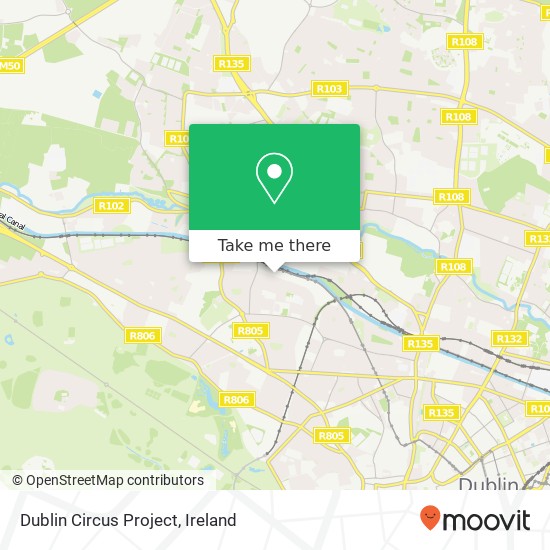 Dublin Circus Project map