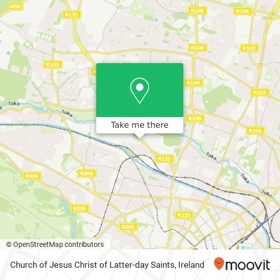 Church of Jesus Christ of Latter-day Saints map
