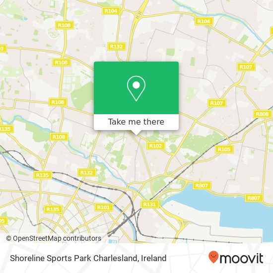Shoreline Sports Park Charlesland map