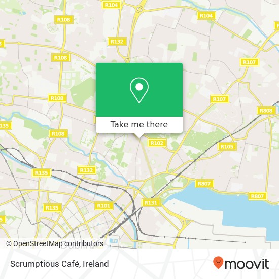 Scrumptious Café map