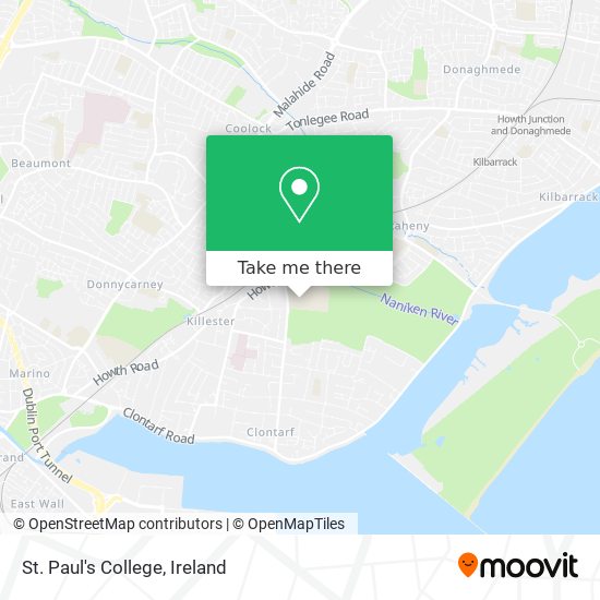 St. Paul's College map