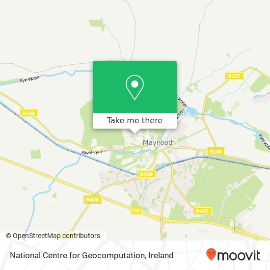 National Centre for Geocomputation map