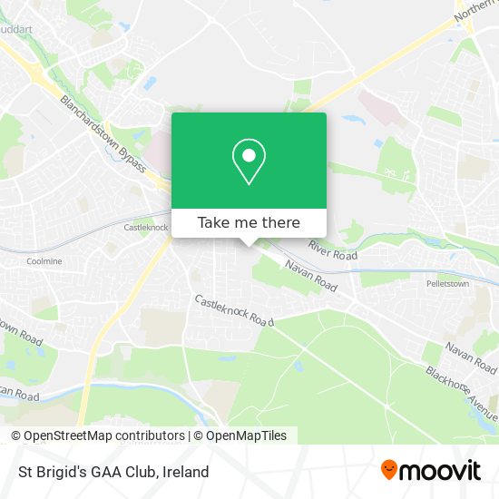 St Brigid's GAA Club map