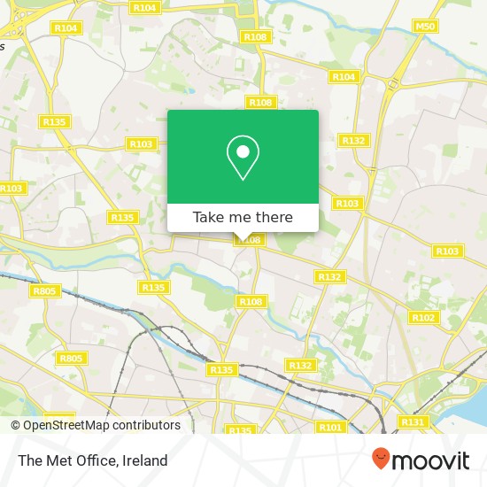 The Met Office map