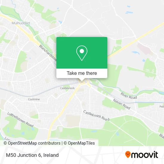 M50 Junction 6 map