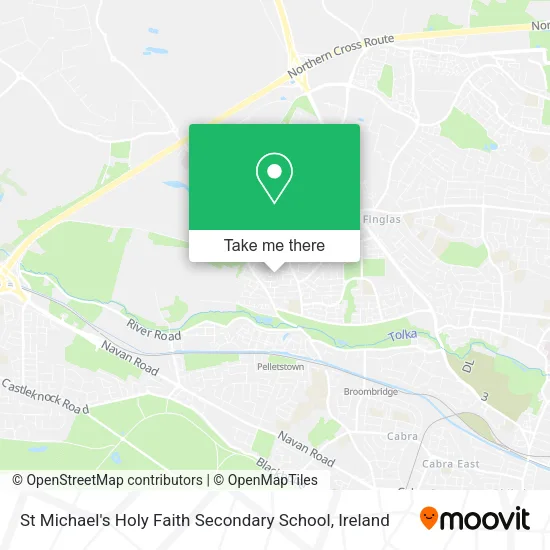 St Michael's Holy Faith Secondary School map