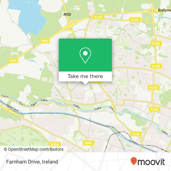 Farnham Drive map