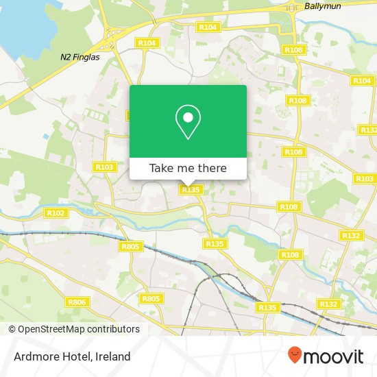 Ardmore Hotel map