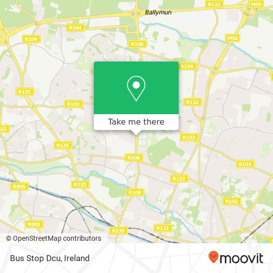 Bus Stop Dcu map