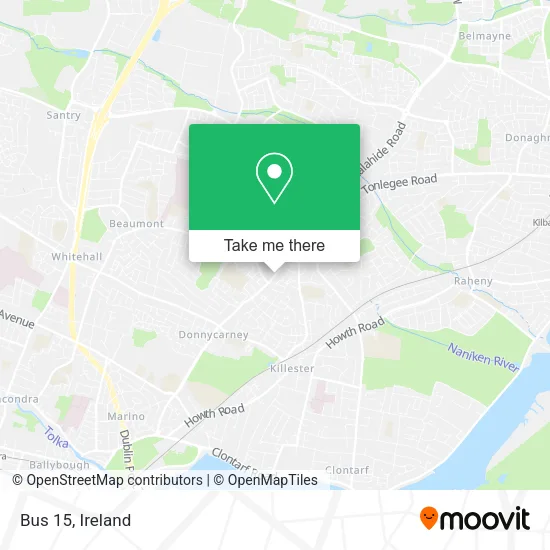 Bus 15 map