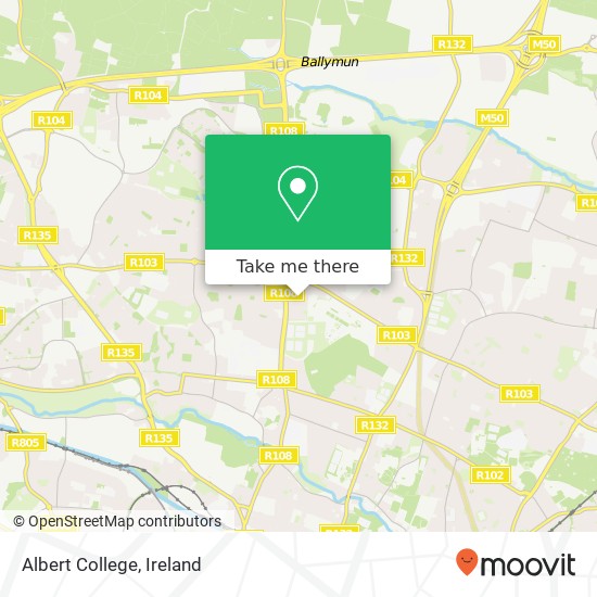 Albert College map