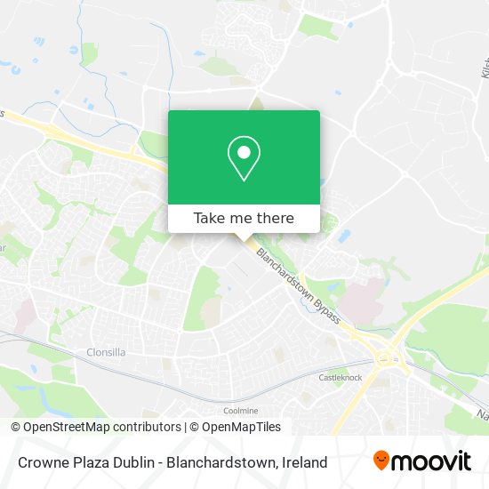 Crowne Plaza Dublin - Blanchardstown map