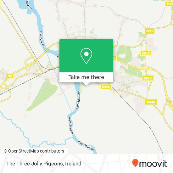 The Three Jolly Pigeons map