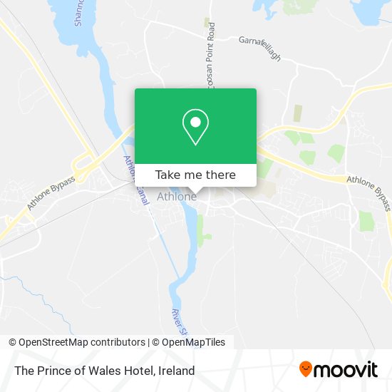 The Prince of Wales Hotel map