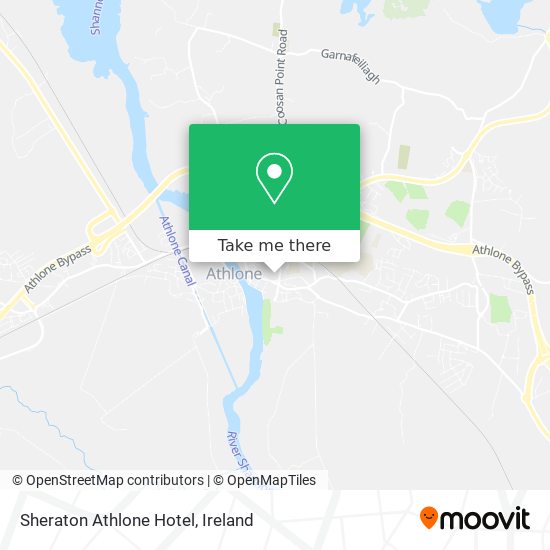 Sheraton Athlone Hotel map