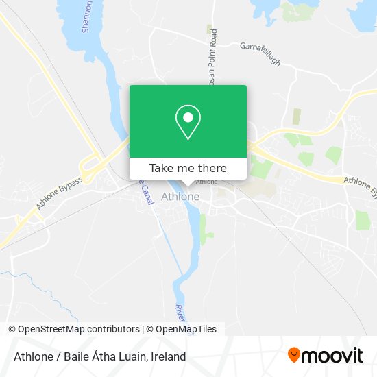 Athlone / Baile Átha Luain map