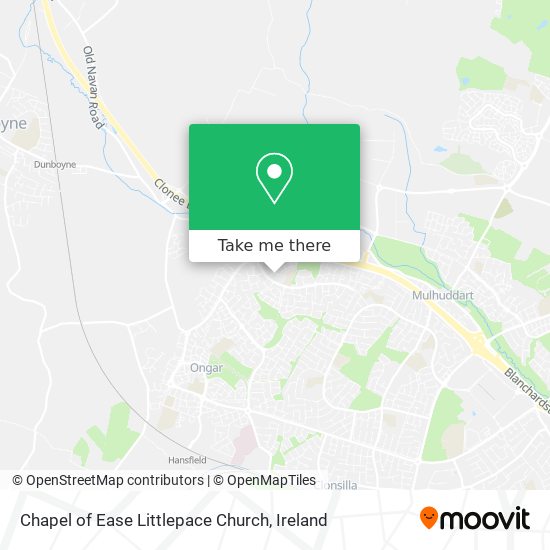 Chapel of Ease Littlepace Church map