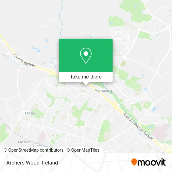 Archers Wood map