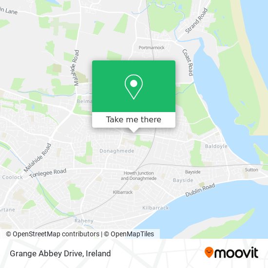 Grange Abbey Drive map