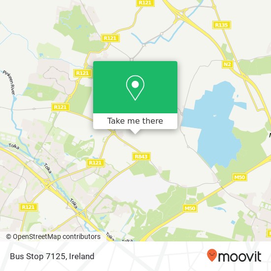 Bus Stop 7125 map