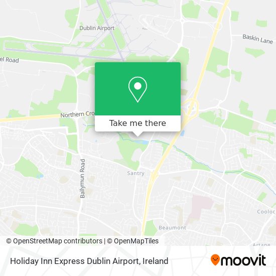 Holiday Inn Express Dublin Airport map