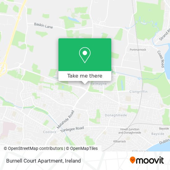 Burnell Court Apartment map