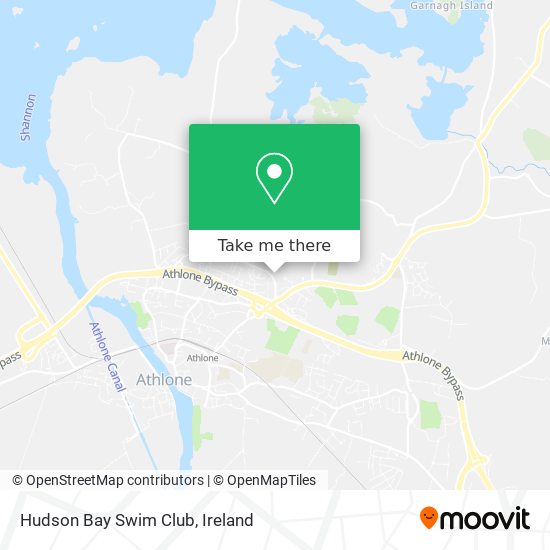 Hudson Bay Swim Club map