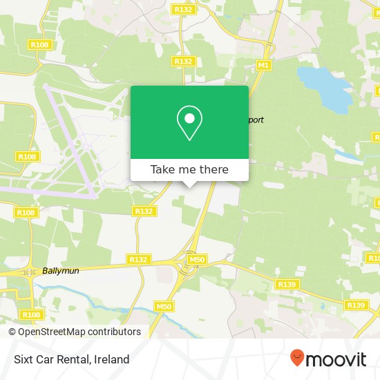 Sixt Car Rental map