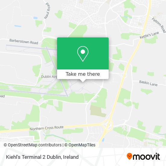 Kiehl's Terminal 2 Dublin map