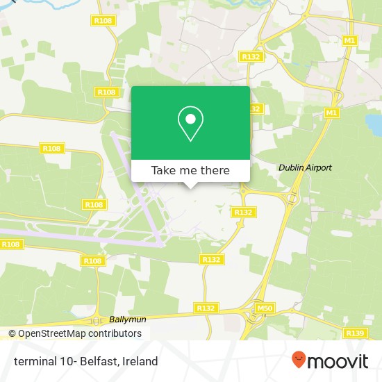 terminal 10- Belfast map