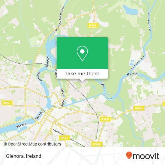 Glenora map
